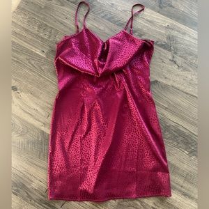 Sadie & Sage silk mini dress.